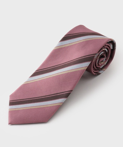 THE SHOP TK （ザ ショップ ティーケー ）の「ストラップ柄ネクタイ ヘリンボン／レジメンタル（ネクタイ・メンズ・ベージュ系2/ピンク/ブルー系2/ピンク系その他/グレー系4/ネイビー系5・00）」の6枚目の写真