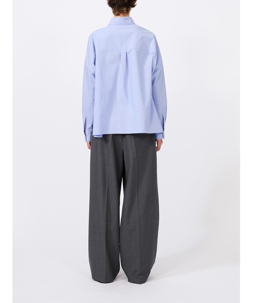 Mackintosh(マッキントッシュ)の「WHITELEY/LS(シャツ/ブラウス・レディース・ホワイト/サックスブルー・6)」の5枚目の写真