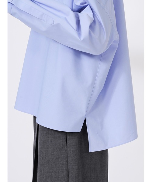 Mackintosh(マッキントッシュ)の「WHITELEY/LS(シャツ/ブラウス・レディース・ホワイト/サックスブルー・6)」の7枚目の写真