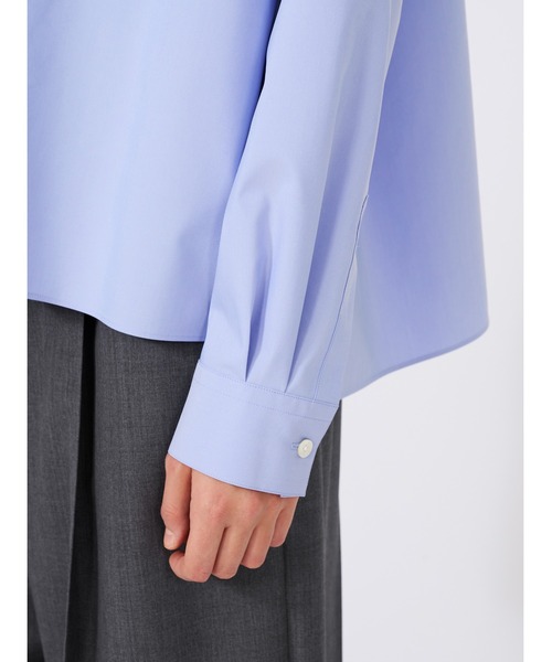 Mackintosh(マッキントッシュ)の「WHITELEY/LS(シャツ/ブラウス・レディース・ホワイト/サックスブルー・6)」の8枚目の写真