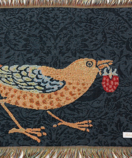 hoisum Birdブランケット_WilliamMorris