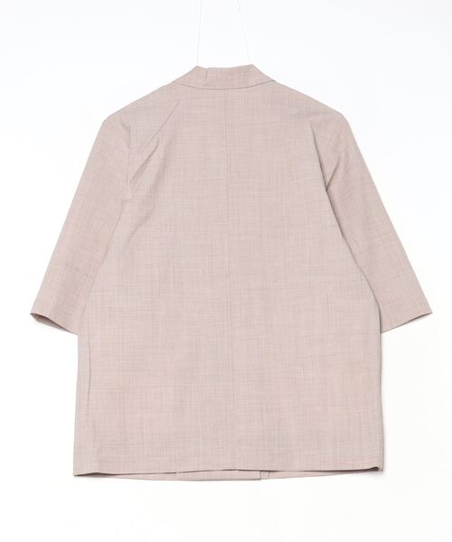 ROSE BUD(ローズバッド)の「(CREOLME)HALF SLEEVE TAILORED JACKET(テーラードジャケット・レディース・ネイビー/ベージュ・ONE SIZE)」の7枚目の写真