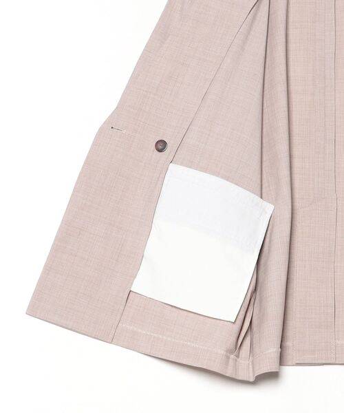 セール】(CREOLME)HALF SLEEVE TAILORED JACKET（テーラードジャケット