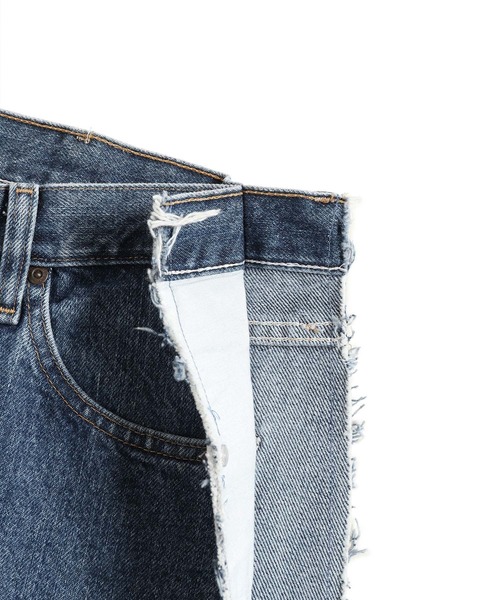 パンツ PROTOTYPES OUTLINE DENIM PANTS PROTOTYPES Outline Denim Pants | Blue | FARFETCH