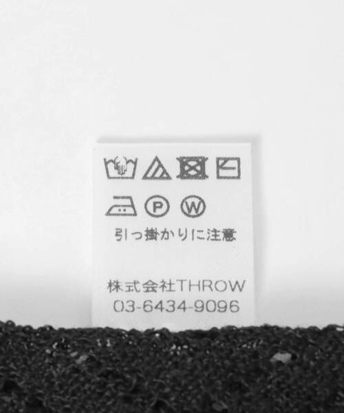 THROW(スロー)の「THROW NAYA(バンダナ/スカーフ・レディース・ブラック・ONE)」の16枚目の写真