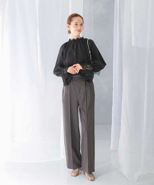 セール】ヘリンボーンラップストレートパンツ（その他パンツ）｜URBAN