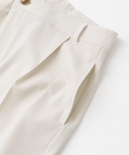 URBAN RESEARCH ROSSO WOMEN（アーバンリサーチ　ロッソ）の「ヘリンボーンラップストレートパンツ（その他パンツ・レディース・アイボリー/チャコールグレー・38/36）」の21枚目の写真