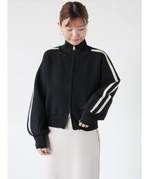 トラックジャケット」に該当するニット/セーターファッション