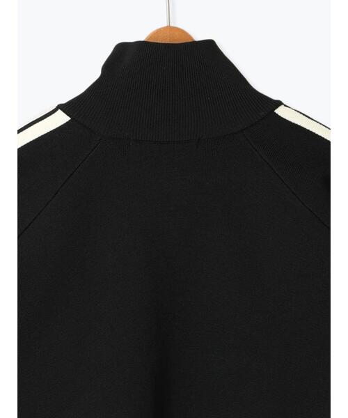 Lugnoncure（ルノンキュール）の「スタンドネックニットトラックジャケット（ニット/セーター・レディース・モカ/ブラック/オフホワイト・F）」の19枚目の写真