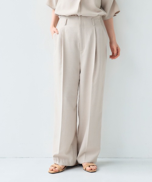 MaxMara●NINFA●国内未掲載商品 センタープレス ワイドパンツ MaxMara○NINFA○国内未掲載商品 センタープレス ワイドパンツ