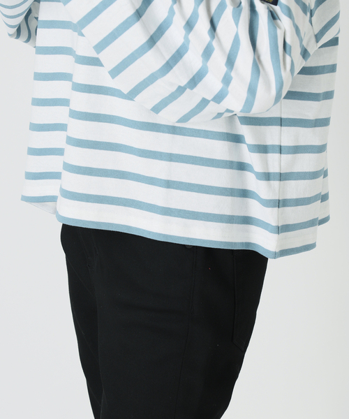 ルミノア　ボーダーTシャツ セール】【SHIPS any別注】Le minor: ボーダー TEE 22FW（T