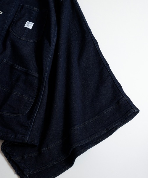 FDMTL（ファンダメンタル）の「FDMTL/ファンダメンタル/COVERALL CAPE RINSE（カバーオール・メンズ・インディゴブルー・1/3/5）」の3枚目の写真