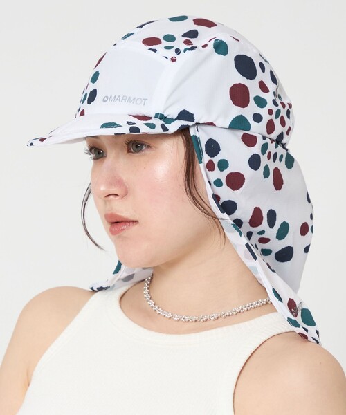 完売 新品…MARMOT CAPITAL☆マーモット キャピタルSUNSHADE MARMOT CAPITAL キャップ 帽子 「MARMOT / マーモット