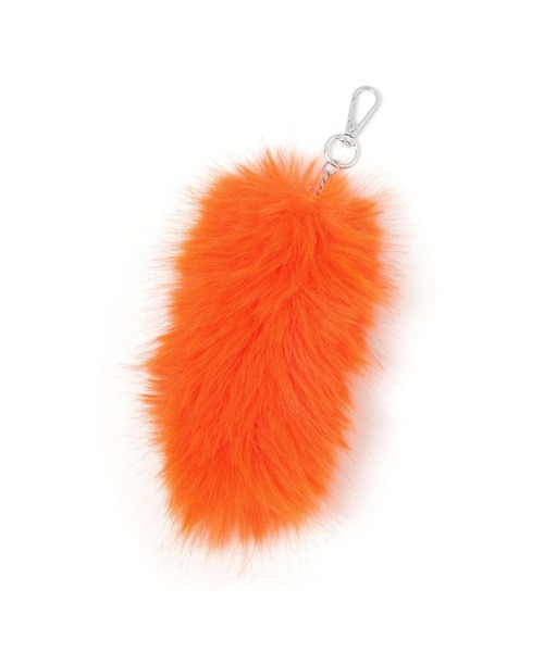 repipi armario（レピピ アルマリオ）の「フェイクファーミニテールチャーム（キーホルダー・キッズ・グレー/ブルー/ホワイト/ピンク/オレンジ系その他/フューシャピンク/ライトグレー・FREE）」の7枚目の写真