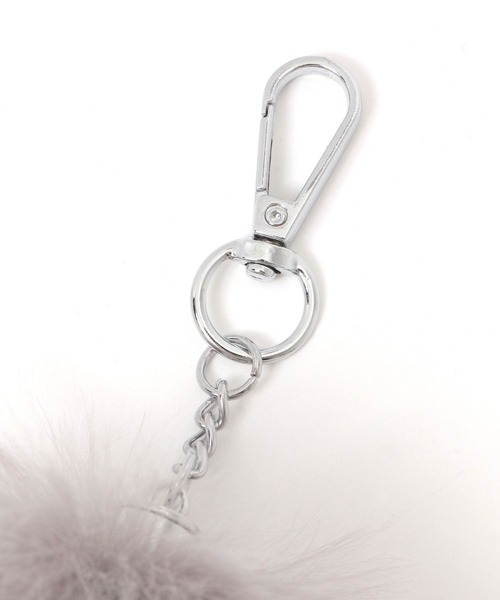 repipi armario（レピピ アルマリオ）の「フェイクファーミニテールチャーム（キーホルダー・キッズ・グレー/ブルー/ホワイト/ピンク/オレンジ系その他/フューシャピンク/ライトグレー・FREE）」の16枚目の写真