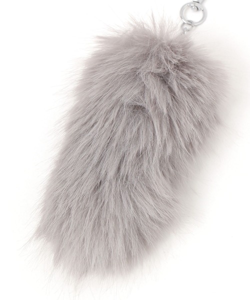 repipi armario（レピピ アルマリオ）の「フェイクファーミニテールチャーム（キーホルダー・キッズ・グレー/ブルー/ホワイト/ピンク/オレンジ系その他/フューシャピンク/ライトグレー・FREE）」の17枚目の写真