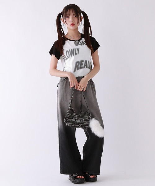 repipi armario（レピピ アルマリオ）の「フェイクファーミニテールチャーム（キーホルダー・キッズ・グレー/ブルー/ホワイト/ピンク/オレンジ系その他/フューシャピンク/ライトグレー・FREE）」の10枚目の写真