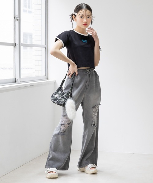 repipi armario（レピピ アルマリオ）の「フェイクファーミニテールチャーム（キーホルダー・キッズ・グレー/ブルー/ホワイト/ピンク/オレンジ系その他/フューシャピンク/ライトグレー・FREE）」の21枚目の写真