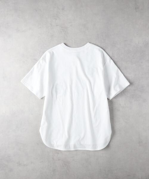 SOMETHING(サムシング)の「SOMETHING(サムシング)アネモネパッチワークTシャツ(Tシャツ/カットソー・レディース・ホワイト・フリー)」の10枚目の写真