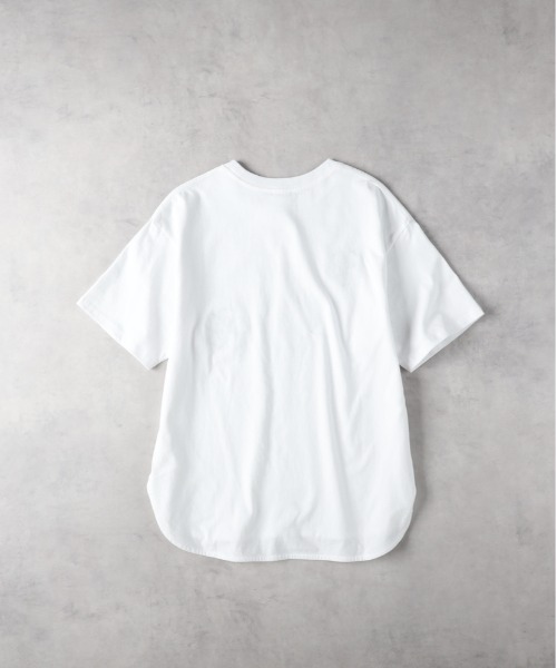 SOMETHING（サムシング）の「【SOMETHING】アネモネパッチワークＴシャツ（Tシャツ/カットソー・レディース・ホワイト・フリー）」の4枚目の写真