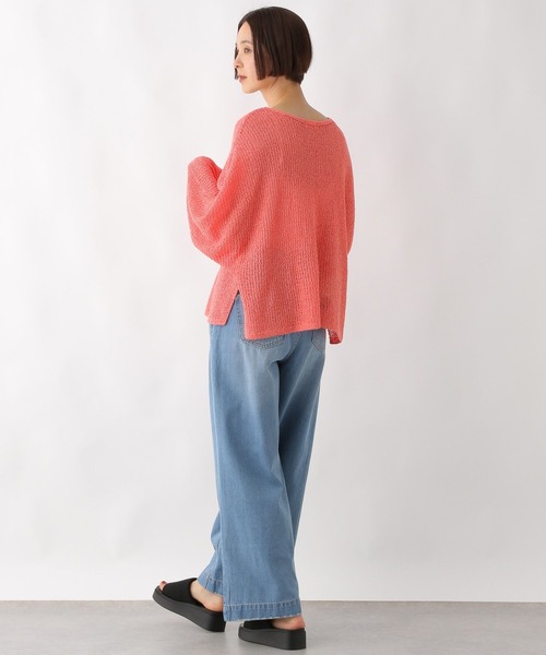 LEPSIM（レプシィム）の「Wタックワイドデニム　322267（デニムパンツ・レディース・ライトブルー/チャコールグレー/ブルー・MEDIUM/LARGE）」の11枚目の写真