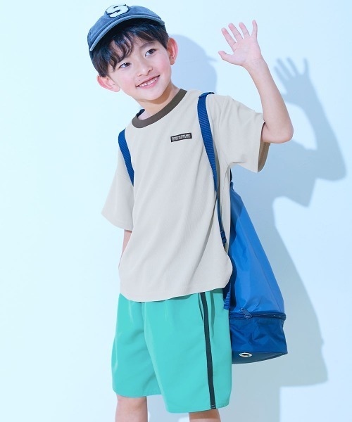 セール】UVカット ラッシュTシャツ&ラインサーフパンツ セットアップ