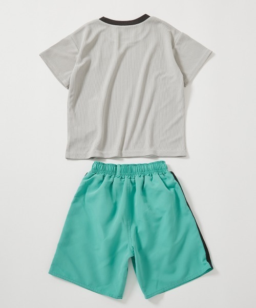 セール】UVカット ラッシュTシャツ&ラインサーフパンツ セットアップ