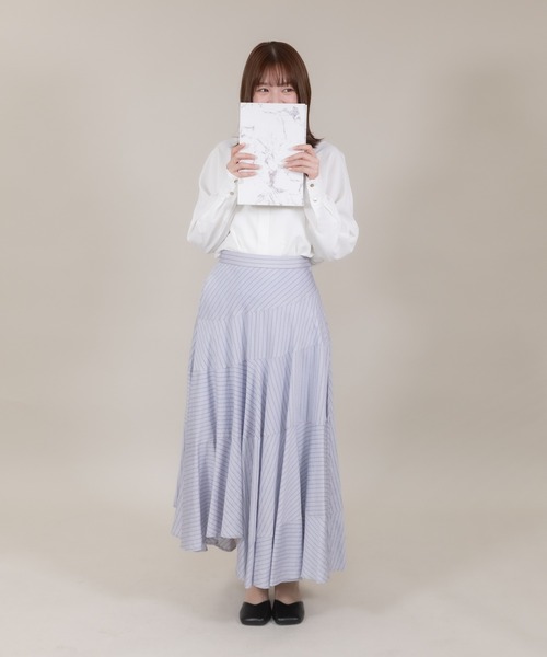 meeny miny（ミーニーマイニー）の「【meeny miny】【UV】ヨガインストラクター監修　美痩着る日焼け止めラフシャツ（シャツ/ブラウス・レディース・ライトベージュ/ライトピンク/ライトブルー/ホワイト・MEDIUM/LARGE）」の17枚目の写真