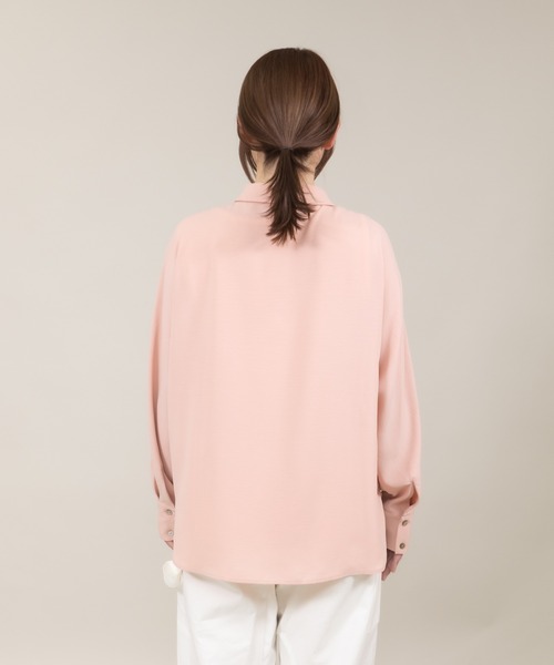 meeny miny（ミーニーマイニー）の「【meeny miny】【UV】ヨガインストラクター監修　美痩着る日焼け止めラフシャツ（シャツ/ブラウス・レディース・ライトベージュ/ライトピンク/ライトブルー/ホワイト・MEDIUM/LARGE）」の22枚目の写真