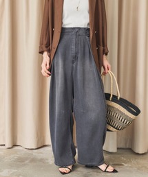 Doux archives | ソフトデニムワイドタックパンツ(デニムパンツ)