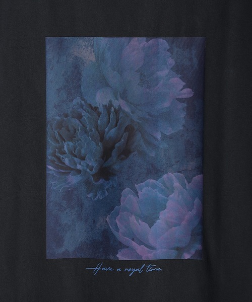 WESTSEA(ウエストシー)の「花柄プリント ピグメント加工 半袖Tシャツ(Tシャツ/カットソー・メンズ・チャコール/ブラック系その他/グレー系その他/グレー系その他2/ブラック/ブラック系その他2/チャコールグレー/ブラック系その他3・M/L)」の13枚目の写真