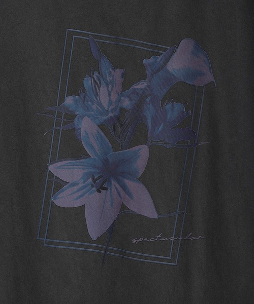 WESTSEA(ウエストシー)の「花柄プリント ピグメント加工 半袖Tシャツ(Tシャツ/カットソー・メンズ・チャコール/ブラック系その他/グレー系その他/グレー系その他2/ブラック/ブラック系その他2/チャコールグレー/ブラック系その他3・M/L)」の15枚目の写真