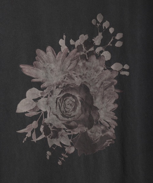 WESTSEA(ウエストシー)の「花柄プリント ピグメント加工 半袖Tシャツ(Tシャツ/カットソー・メンズ・チャコール/ブラック系その他/グレー系その他/グレー系その他2/ブラック/ブラック系その他2/チャコールグレー/ブラック系その他3・M/L)」の17枚目の写真