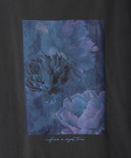 WESTSEA(ウエストシー)の「花柄プリント ピグメント加工 半袖Tシャツ(Tシャツ/カットソー・メンズ・チャコール/ブラック系その他/グレー系その他/グレー系その他2/ブラック/ブラック系その他2/チャコールグレー/ブラック系その他3・M/L)」の16枚目の写真
