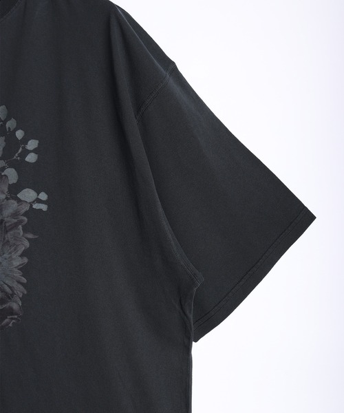 WESTSEA(ウエストシー)の「花柄プリント ピグメント加工 半袖Tシャツ(Tシャツ/カットソー・メンズ・チャコール/ブラック系その他/グレー系その他/グレー系その他2/ブラック/ブラック系その他2/チャコールグレー/ブラック系その他3・M/L)」の21枚目の写真