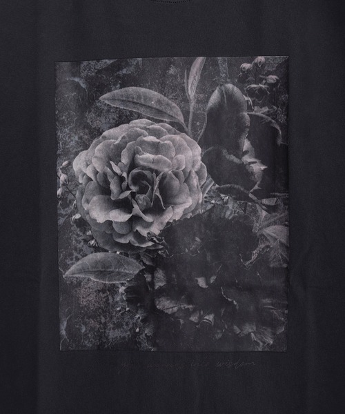 WESTSEA(ウエストシー)の「花柄プリント ピグメント加工 半袖Tシャツ(Tシャツ/カットソー・メンズ・チャコール/ブラック系その他/グレー系その他/グレー系その他2/ブラック/ブラック系その他2/チャコールグレー/ブラック系その他3・M/L)」の14枚目の写真