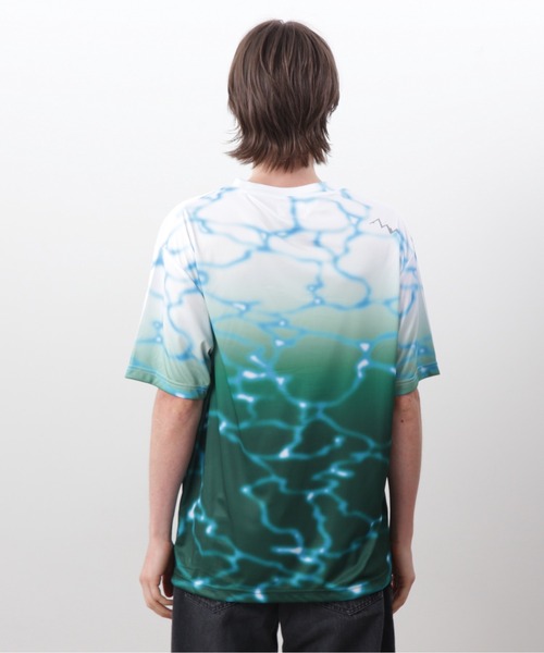 MANASTASH(マナスタッシュ)の「MANASTASH/マナスタッシュ/LITHIUM TIE DYE TOP(Tシャツ/カットソー・メンズ・グリーン/パープル/ブラック・S/M/L/XL)」の7枚目の写真
