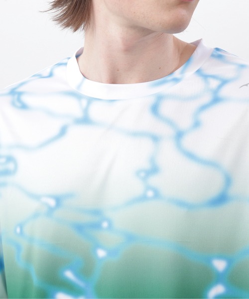 MANASTASH(マナスタッシュ)の「MANASTASH/マナスタッシュ/LITHIUM TIE DYE TOP(Tシャツ/カットソー・メンズ・グリーン/パープル/ブラック・S/M/L/XL)」の8枚目の写真
