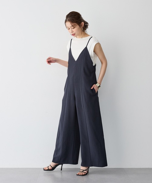 新品 ロエフ LOEFE サロペット ネイビー オールインワン