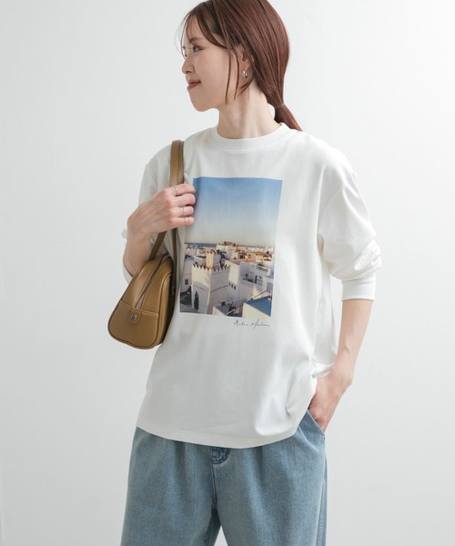 セール】フォトプリントロングスリーブTシャツ（Tシャツ