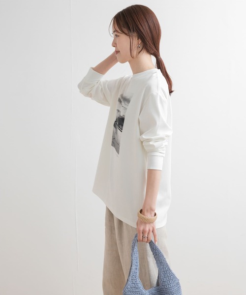 セール】フォトプリントロングスリーブTシャツ（Tシャツ