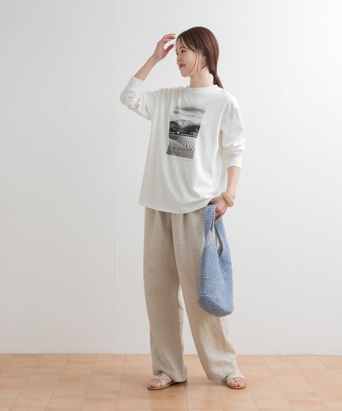 セール】フォトプリントロングスリーブTシャツ（Tシャツ
