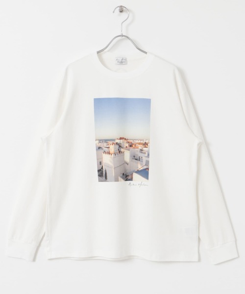 reirie フォトプリントロングスリープTシャツ セール】フォトプリントロングスリーブTシャツ(Tシャツ