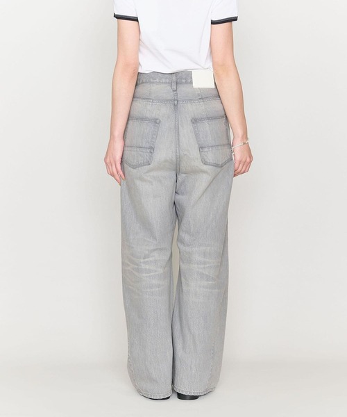 ASTRAET（アストラット）の「ASU CO DNM TWIST WD（デニムパンツ・メンズ・ライトグレー・1/2/3）」の6枚目の写真