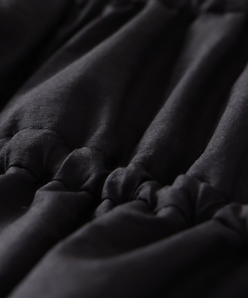 DRESSLAVE(ドレスレイブ)の「shirring irregular hem dress(シャーリングイレギュラーヘムワンピース)(ワンピース・レディース・オレンジ/ブラック・38)」の16枚目の写真