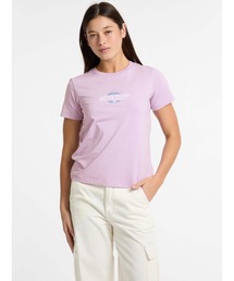 GUESS JEANS Ss Cn Reg Sunset Embro Tee 半袖Tシャツ レディース