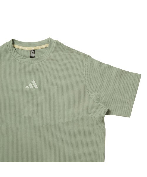 アディダス 半袖Tシャツ W LUX CA クロップド リブTシャツ AP