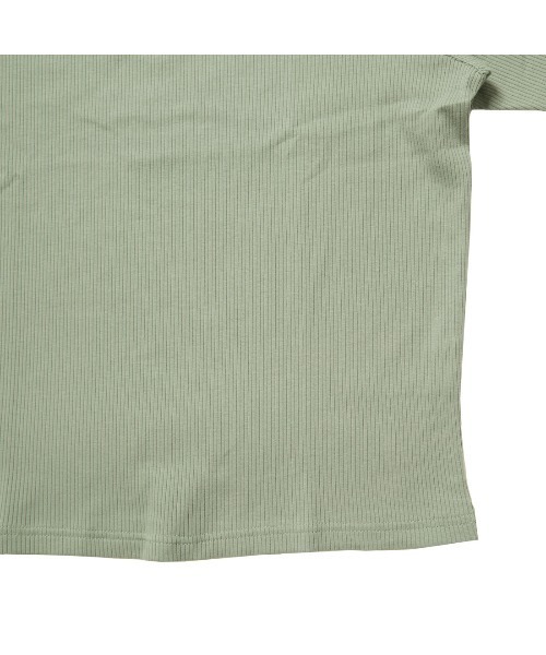 adidas（アディダス）の「【別注】アディダス adidas W LUX CA クロップド リブTシャツ AP 限定コラボ（Tシャツ/カットソー・レディース・ベビーピンク/グリーン/ホワイト・S/M/L/XL）」の5枚目の写真