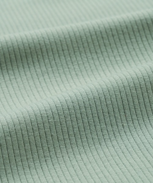 adidas（アディダス）の「【別注】アディダス adidas W LUX CA クロップド リブTシャツ AP 限定コラボ（Tシャツ/カットソー・レディース・ベビーピンク/グリーン/ホワイト・S/M/L/XL）」の13枚目の写真