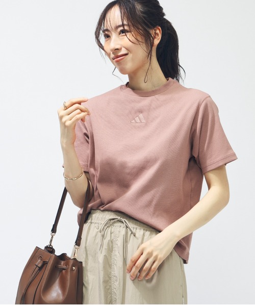 セール】アディダス adidas W LUX CA クロップド リブTシャツ AP